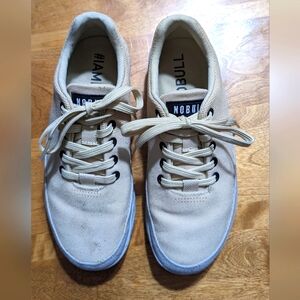 NOBULL Sand & Gray Canvas Trainers Men's 6.5 / Women's 8 US Low Top Sneakers